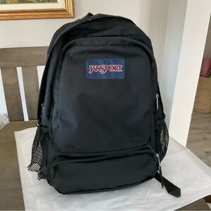 JANSPORT Black Backpack EUC